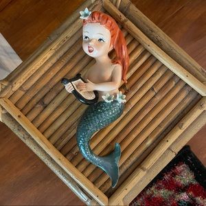 Lefton’s Vintage Mermaid playing harp